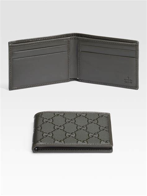 gucci men bifold wallet|Gucci small wallet men.